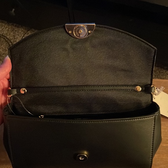 NWT Black Crossbody or Clutch Purse - Picture 6 of 8